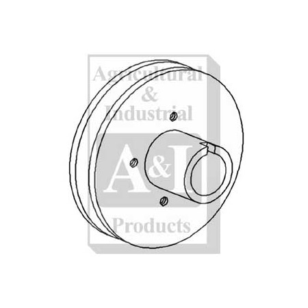 A & I Products Pulley, Hydraulic Pump Drive 8" x6" x2" A-192160